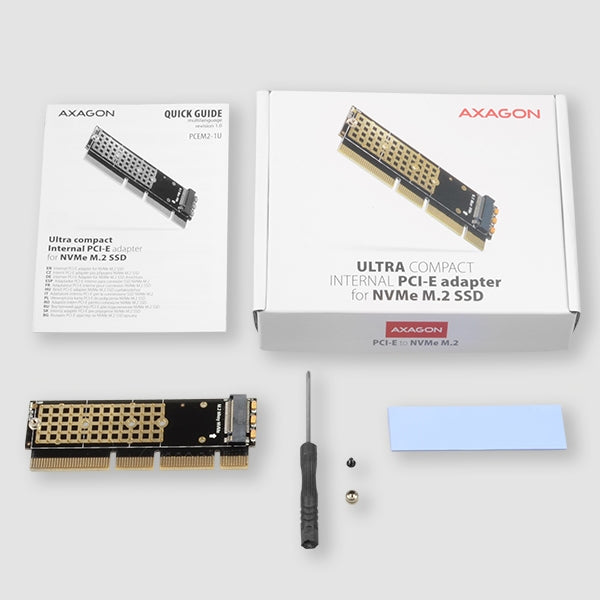 Axagon PCEM2-1U carte et adaptateur d'interfaces Interne M.2