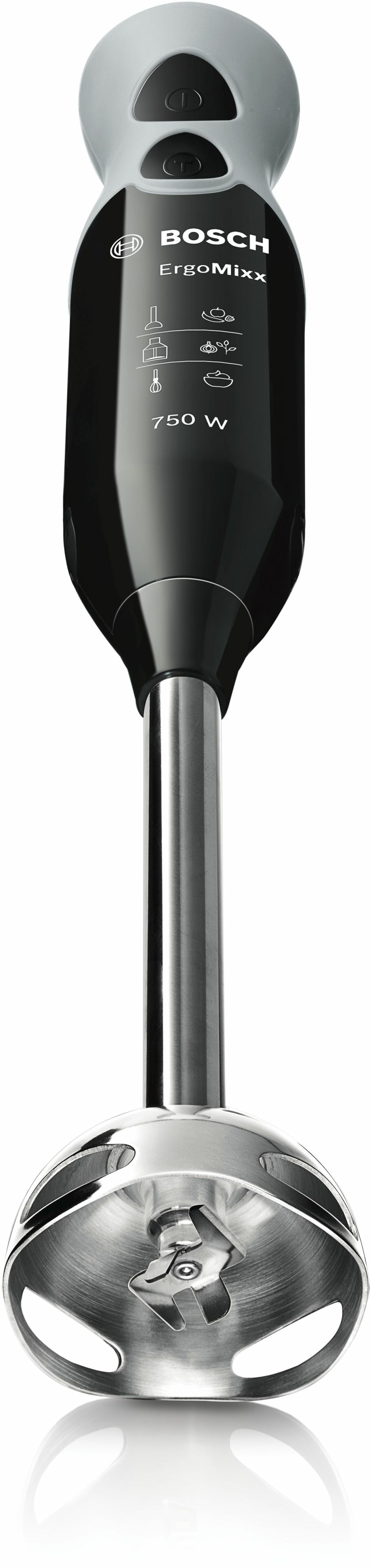 Bosch Bosch MSM67170 blender Mélangeur par immersion 750 W Noir, Argent