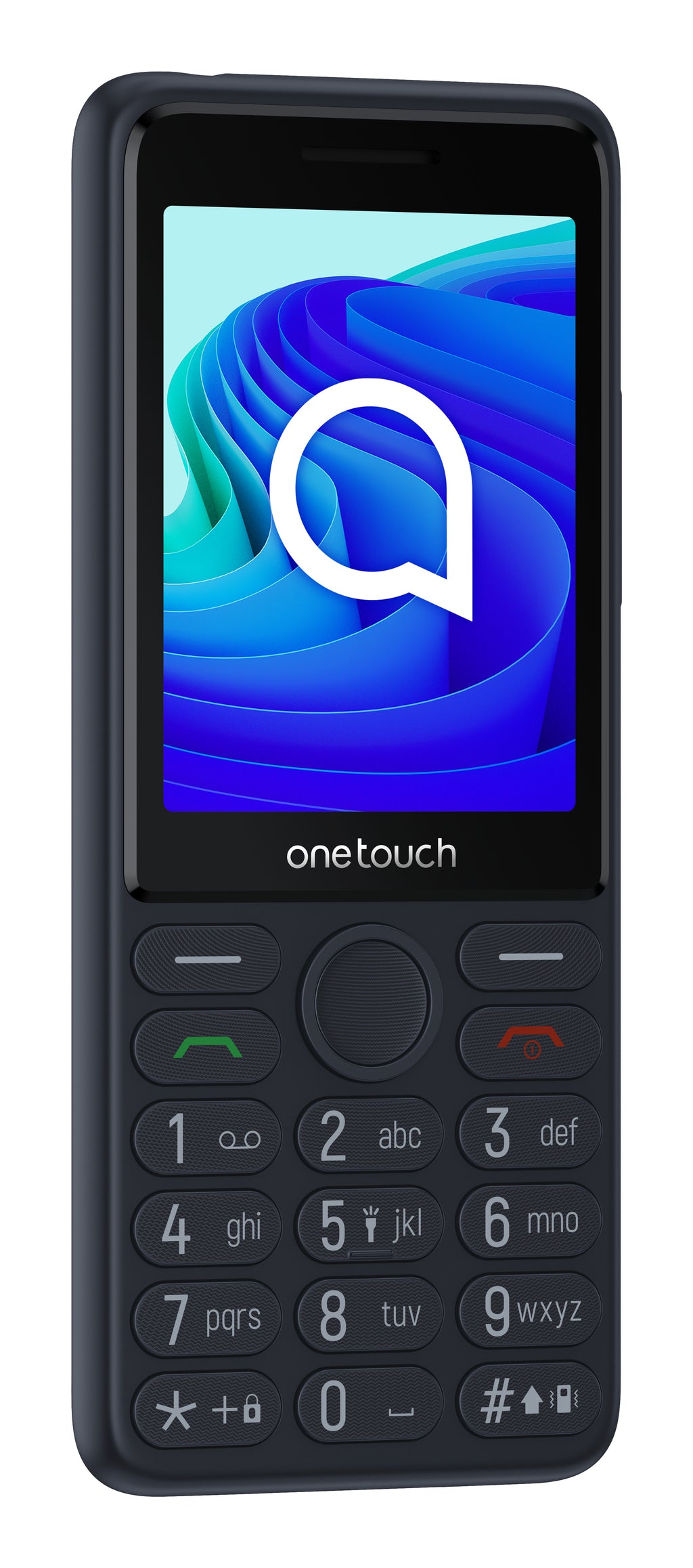 TCL OneTouch 4042S Téléphone pour Seniors, Écran 2.8", Double SIM, Noir
