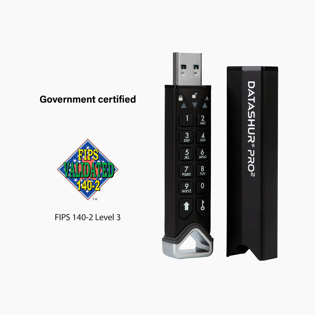 iStorage datAshur PRO2 lecteur USB flash 32 Go USB Type-A 3.2 Gen 1 (3.1 Gen 1) Noir - vue 5