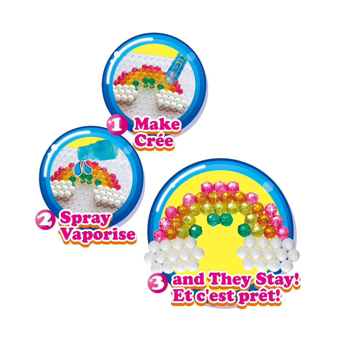 Aquabeads La méga recharge 2400 perles