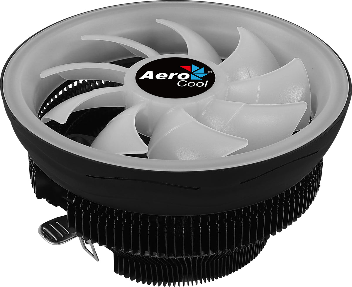 Aerocool Core Plus Refroidisseur de Processeur 13,6 cm, Noir et Blanc