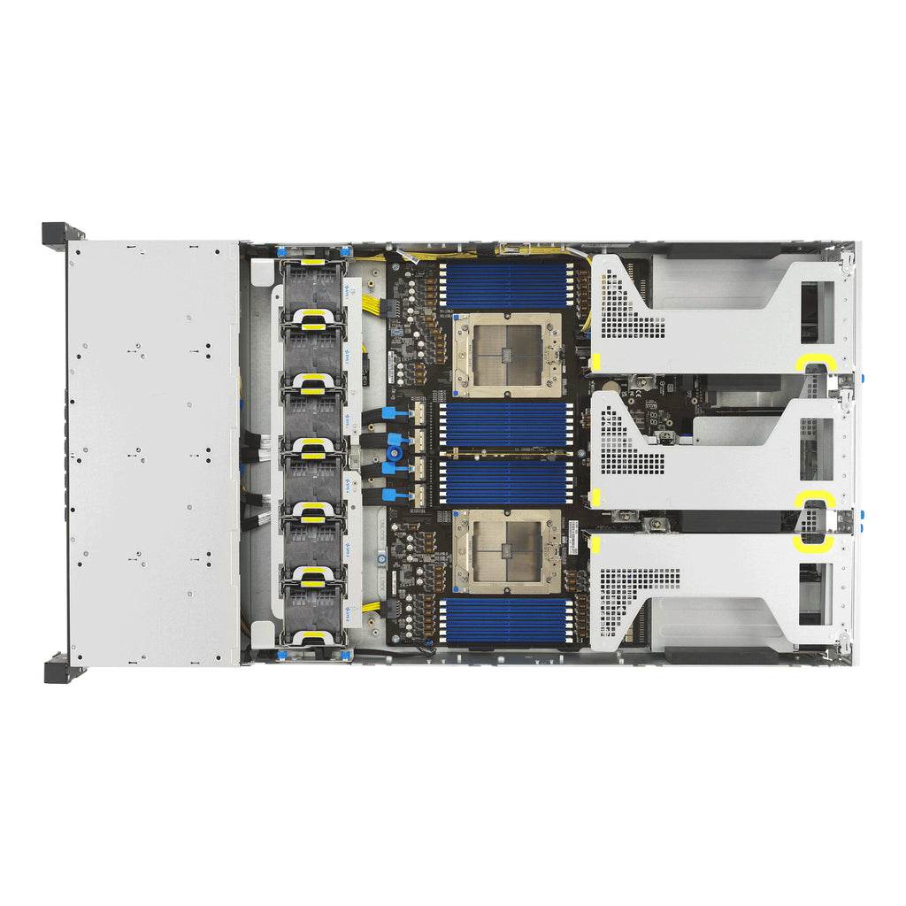 ASUS RS720A-E13-RS8U Serveur Rack 2U Socket SP5 Noir et Argent