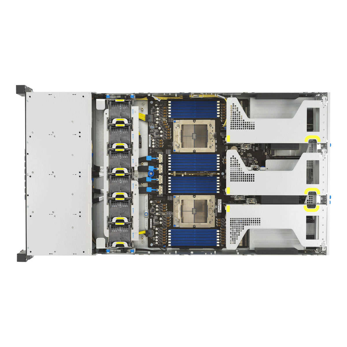 ASUS RS720A-E13-RS8U Serveur Rack 2U Socket SP5 Noir et Argent