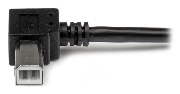 StarTech.com Câble USB 2.0 Type A vers USB Type B Coudé à droite, 2 m, Noir