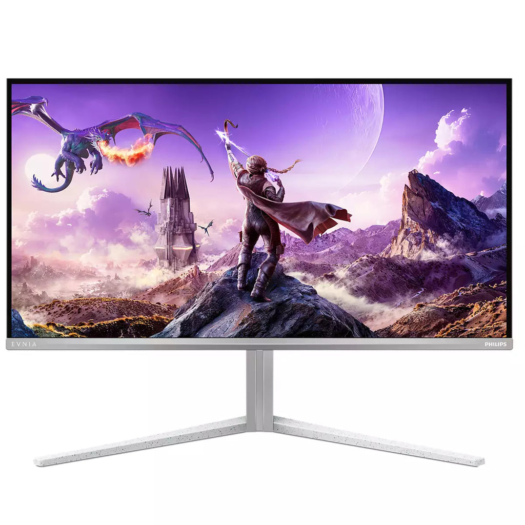 Philips Evnia 6000 32M2N6901A/00 écran plat de PC 80 cm (31.5") 3840 x 2160 pixels 4K Ultra HD QD-OLED Blanc