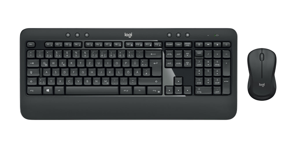 Logitech Logitech MK540 Advanced Sæt med mus og tastatur Trådløs Tysk
