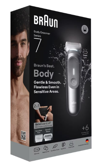 Braun Series 7 BG7550 Tondeuse Corps et Rasoir, Gris