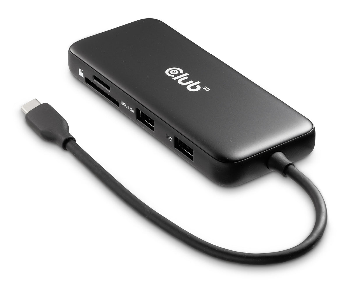 CLUB3D CSV-2551 Station d'accueil USB Type-C, Noir