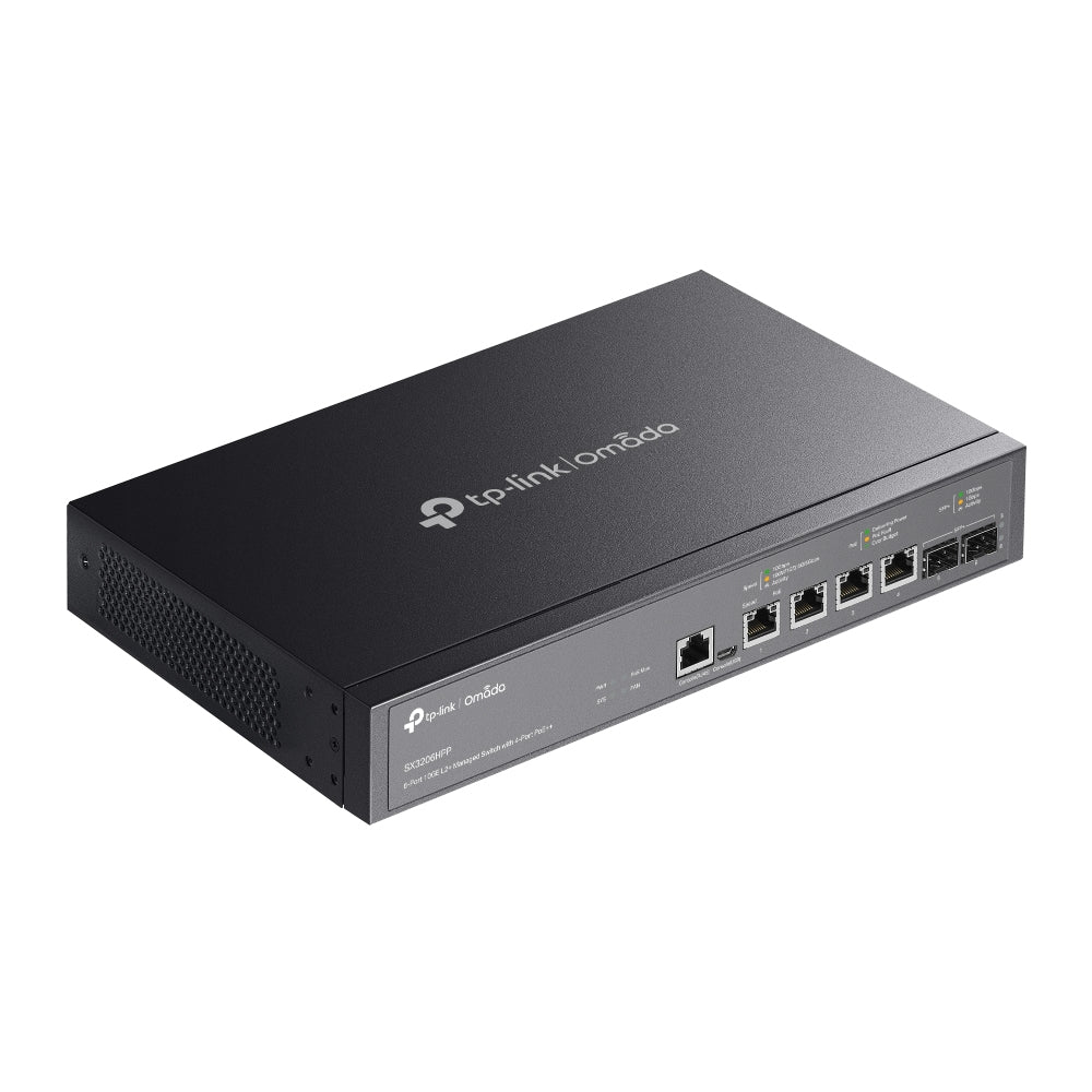 TP-Link Omada SX3206HPP Commutateur Réseau Géré L2+ 10G Ethernet PoE Noir