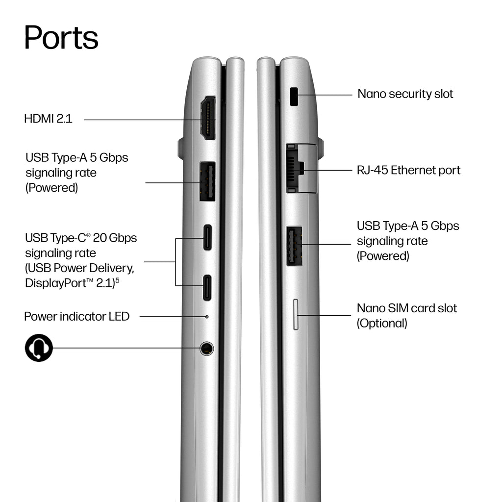 HP ProBook 4 G2i 14 AI Intel Core 7 350 14inch WUXGA AG LED UWVA UMA Webcam 32GB LPDDR5X 512GB SSD be+BT 3C Batt FPS W11