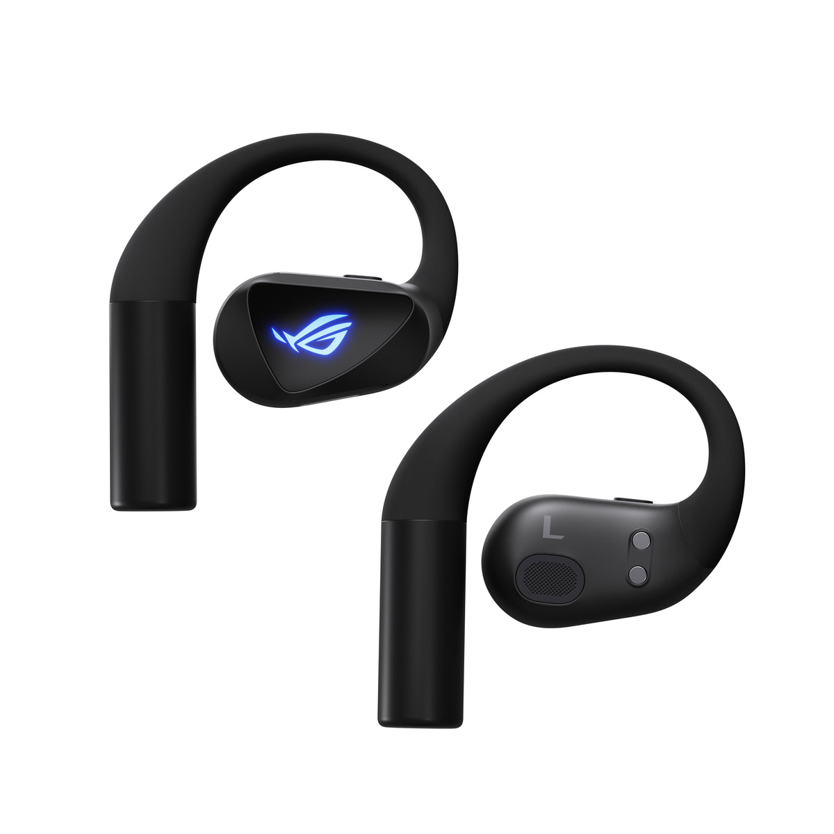 ASUS ROG Cetra Open Wireless, Écouteurs Gaming TWS avec Crochets Auriculaires, Bluetooth, Noir