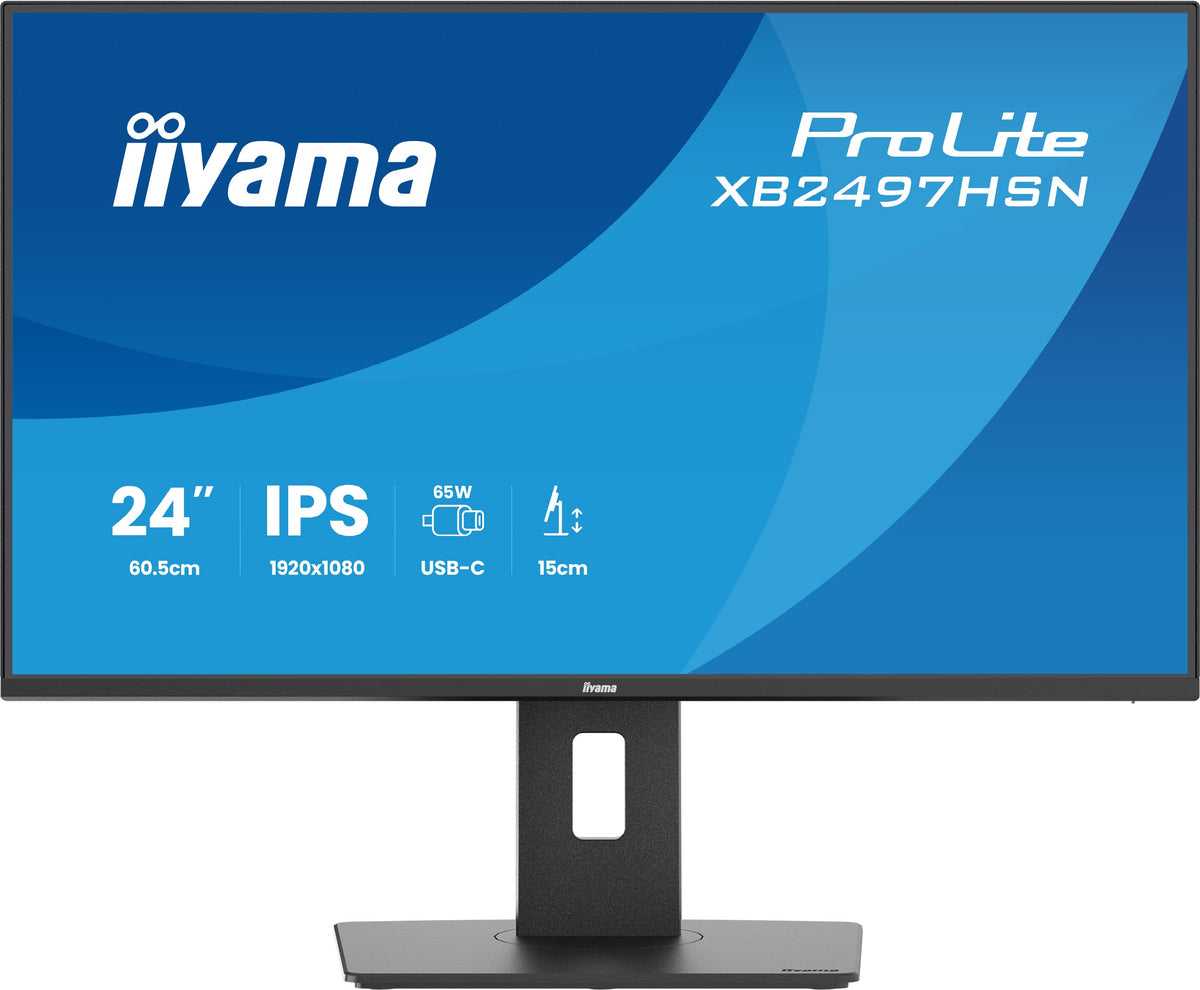 iiyama ProLite XB2497HSN-B1 écran plat de PC 60,5 cm (23.8") 1920 x 1080 pixels Full HD LED Noir