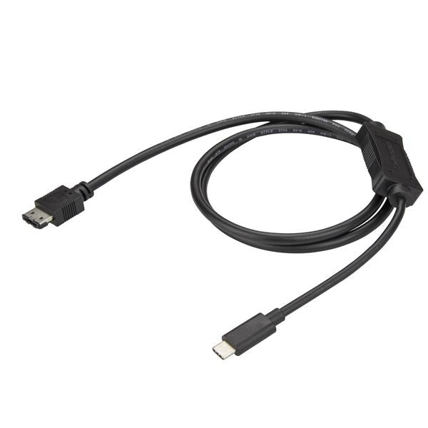 StarTech.com Câble USB C vers eSATA - 1m - 5Gbp - Pour HDD / SSD / ODD - Adaptateur de Disque Dur Externe - Convertisseur USB 3.0 vers eSATA - vue 4