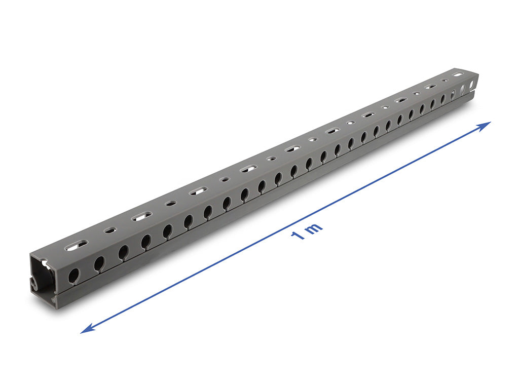 Delock Verdrahtungskanal 25 x 25 mm - Länge 1 m grau