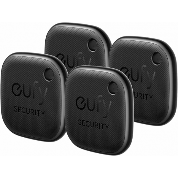 Eufy Security SmartTrack Link for iOS Series, 4-Pack, Black E87B0012