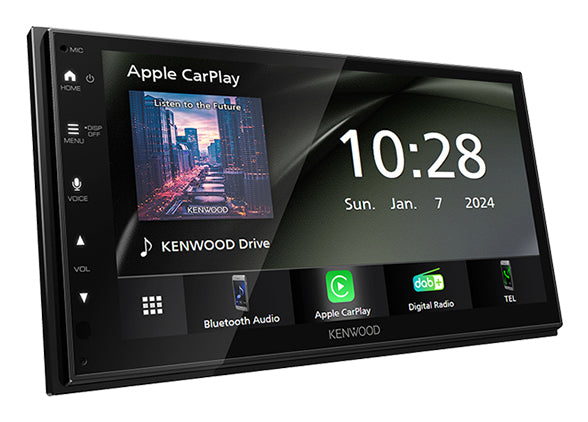 Kenwood DMX6523DABS récepteur multimédia de voiture Noir Wifi Bluetooth