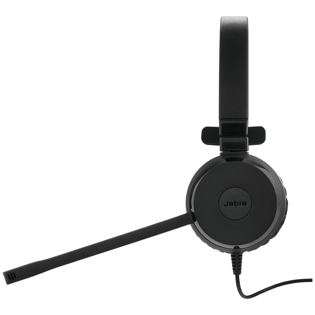 Jabra Evolve 20 SE Casque Filaire USB Type-C / Type-A pour Bureau et Centre d'appels, Noir