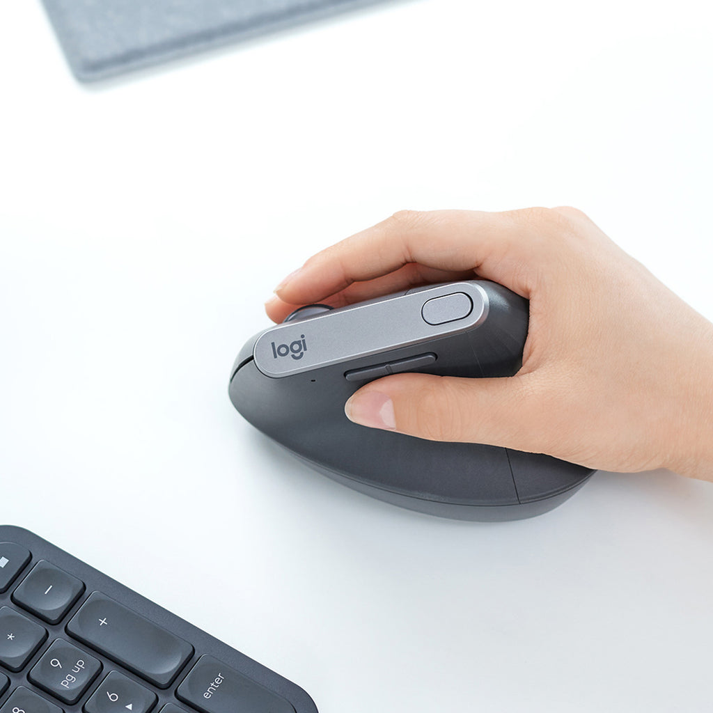 Logitech MX Vertical Souris Optique Sans Fil, Noir