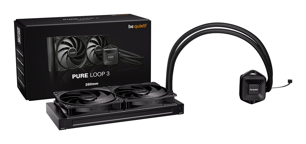 be quiet! PURE LOOP 3 Processeur Refroidisseur de liquide tout-en-un 14 cm Noir
