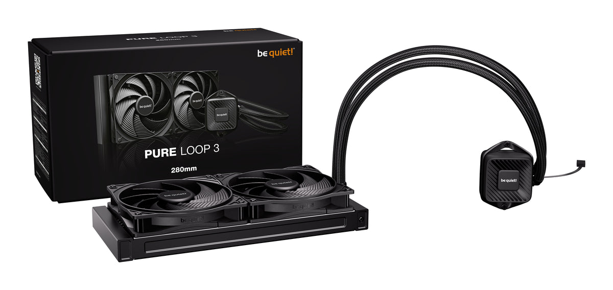 be quiet! PURE LOOP 3 Processeur Refroidisseur de liquide tout-en-un 14 cm Noir