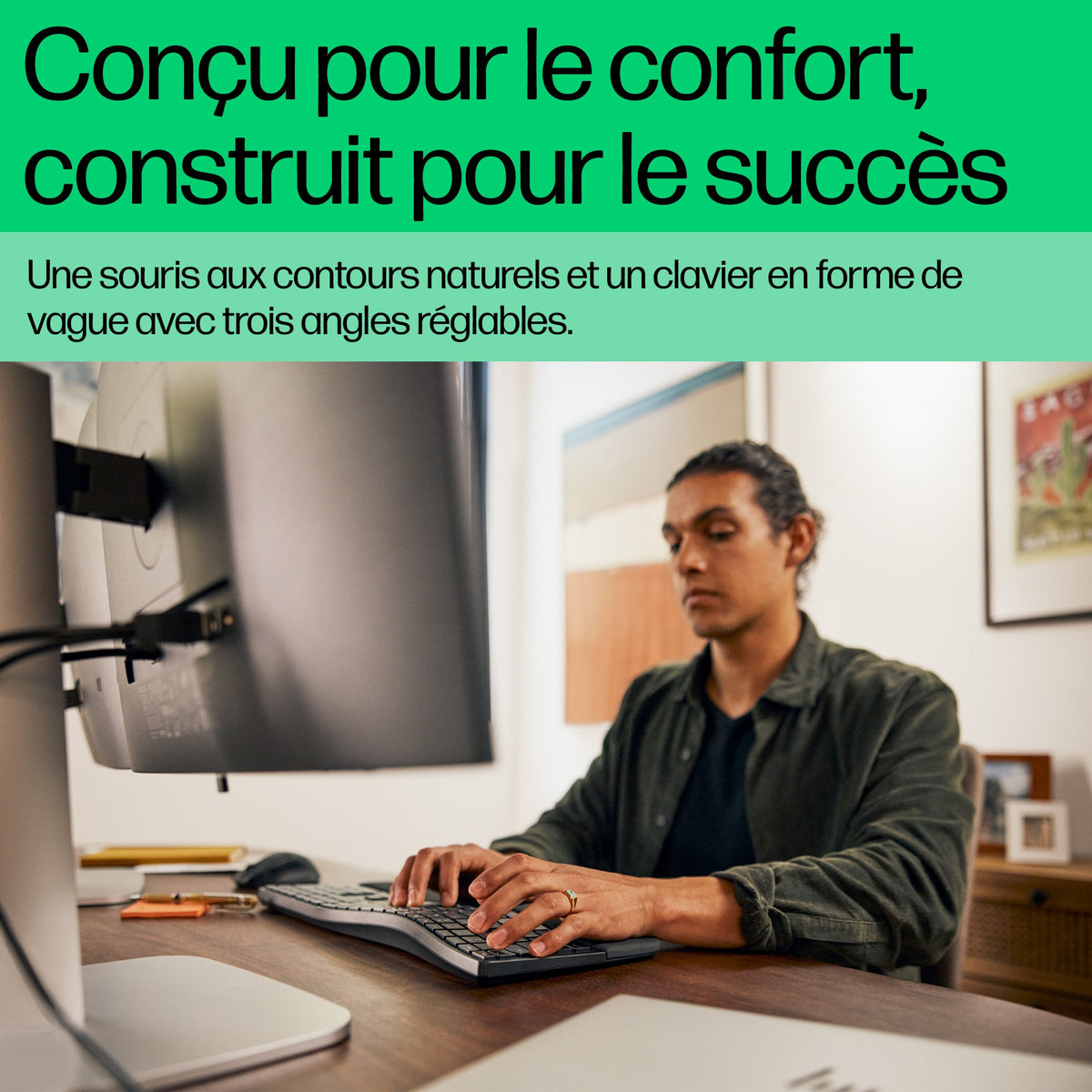 HP Ensemble clavier et souris double mode 680 Comfort - vue 5