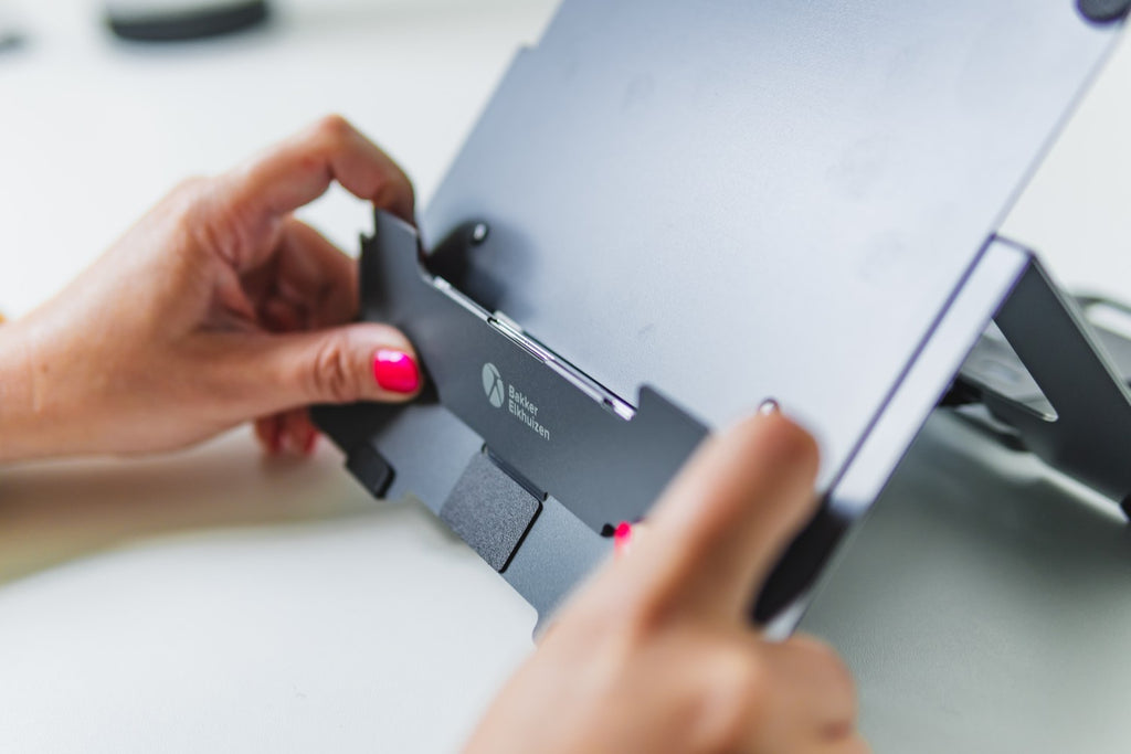 Support pour Ordinateur Portable FlexTop 170, Aluminium, Gris Foncé