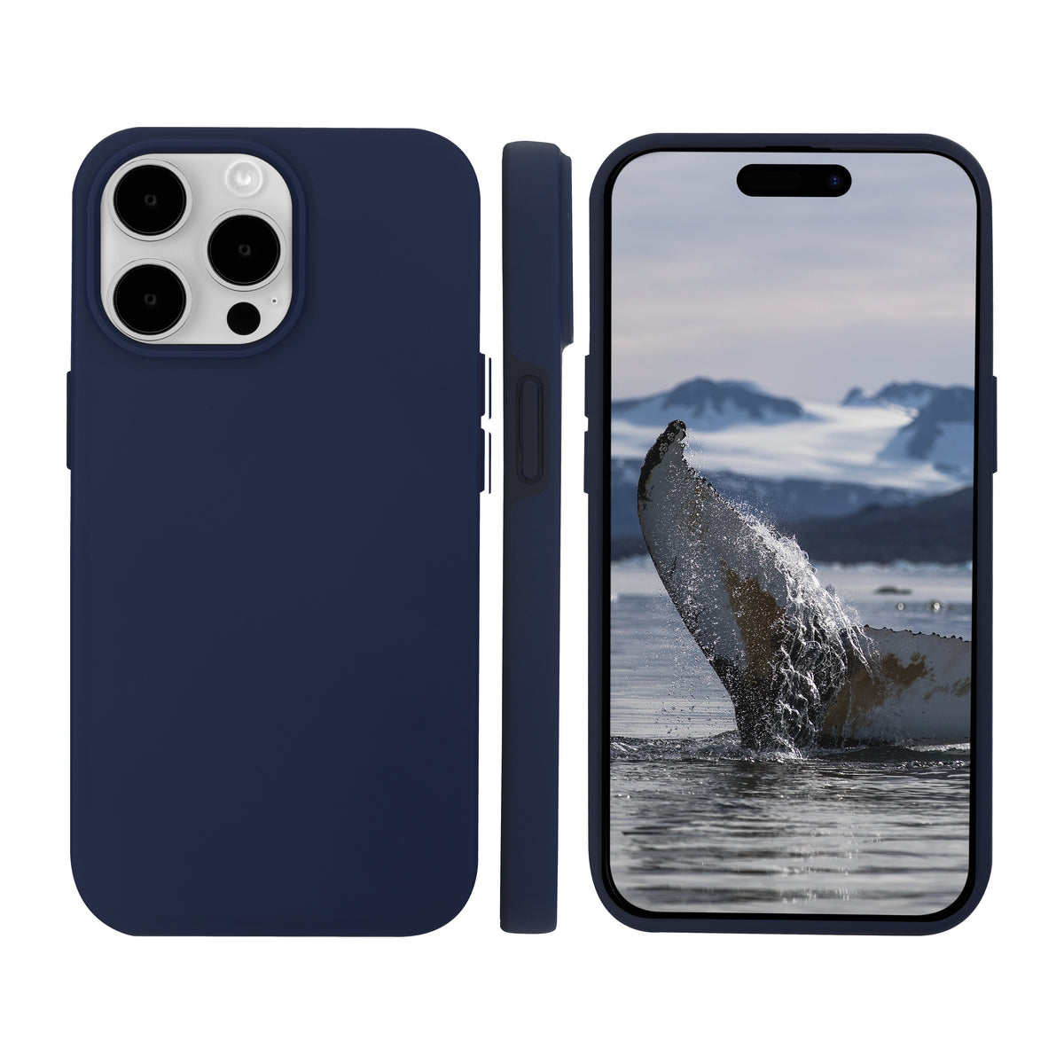 dbramante1928 Iceland Ultra D3O MagSafe Coque de Protection pour iPhone 15 Pro, Bleu