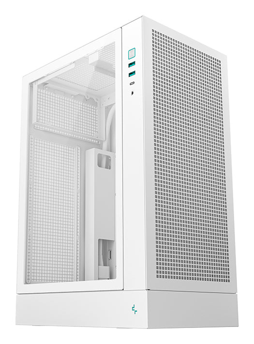 DeepCool CH170 Plus WH Boîtier PC Micro ATX, Blanc