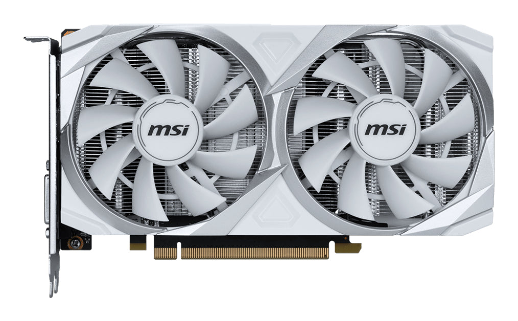 MSI Ventus RTX 3050 2X XS White 8G OC, NVIDIA GeForce RTX 3050, 8 Go GDDR6
