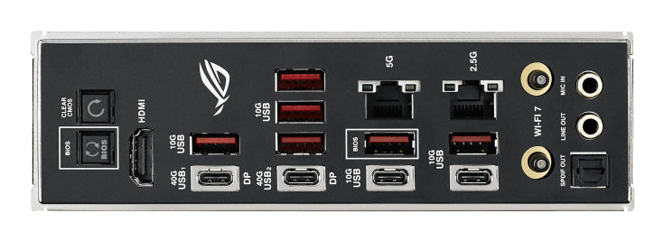 ASUS ROG CROSSHAIR X870E HERO BTF AMD X870E Emplacement AM5 ATX - vue 8