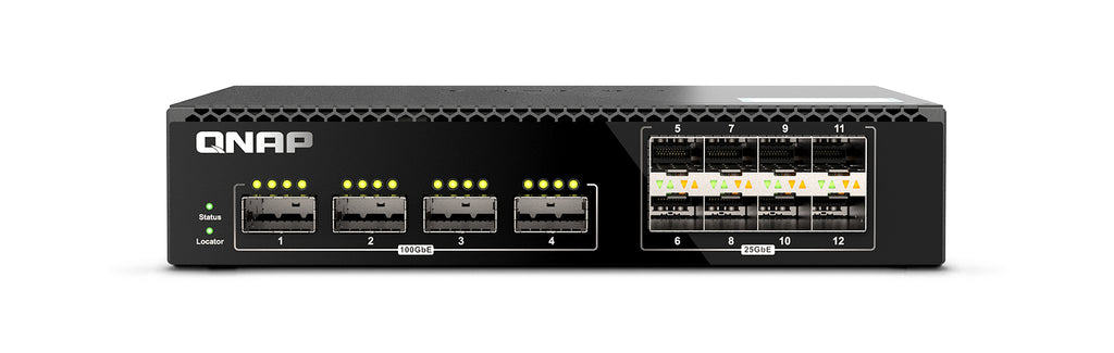 QNAP QSW-M7308R-4X Commutateur Réseau Géré L3 Lite 100 GbE 1U Noir