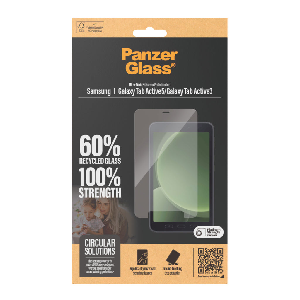 PanzerGlass ® Screen Protector Samsung Galaxy Tab Active5 | Active3 | Ultra-Wide Fit Protection d'écran transparent 1 pièce(s)