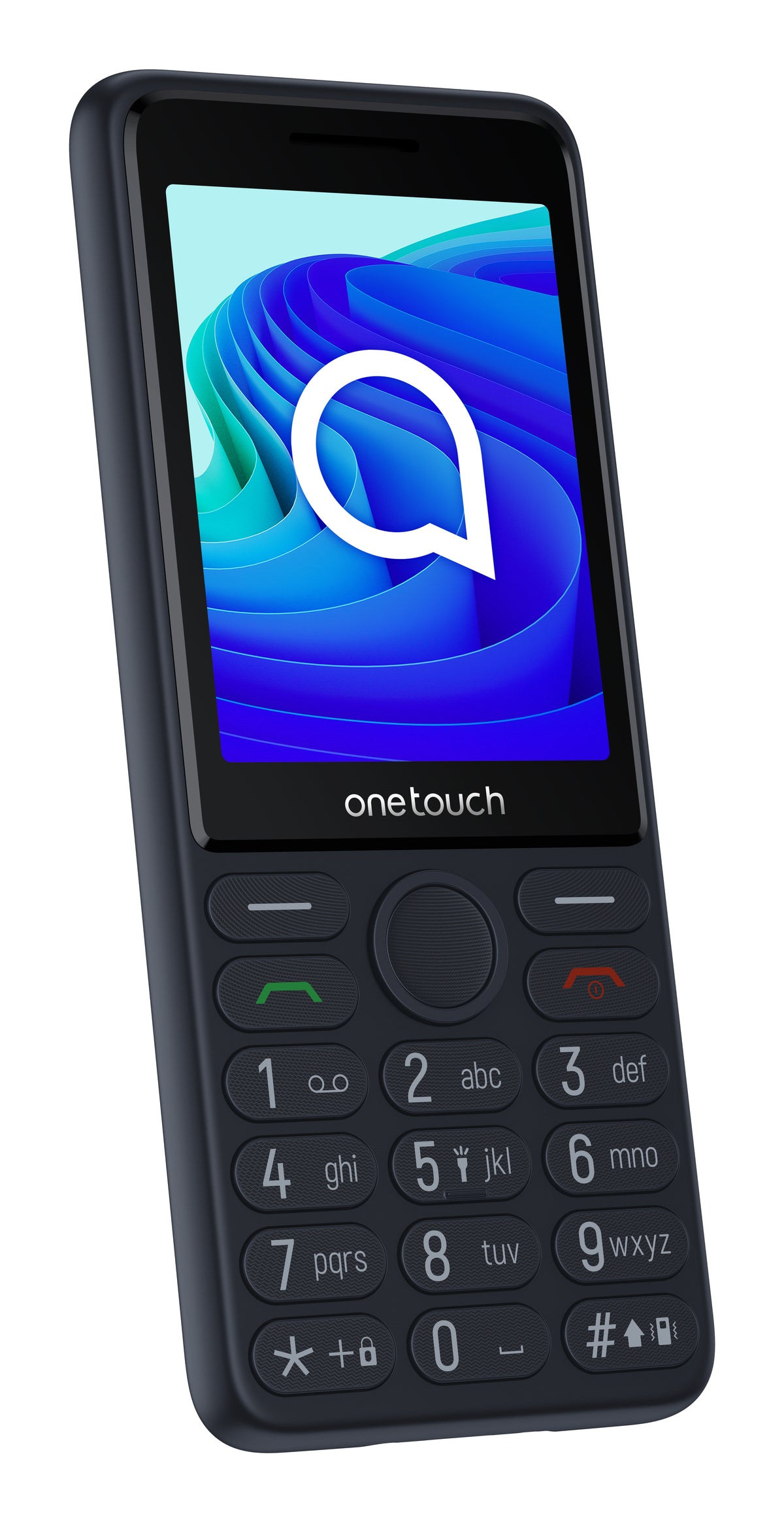 TCL OneTouch 4042S Téléphone pour Seniors, Écran 2.8", Double SIM, Noir