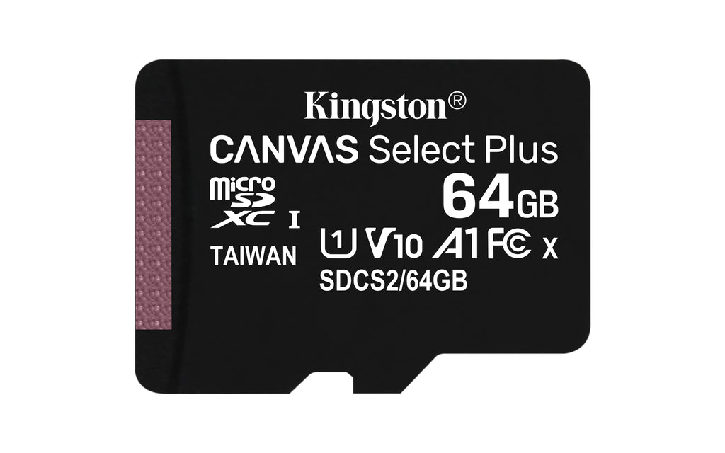 Kingston Canvas Select Plus microSDXC 64GB 100MB/s - vue 3