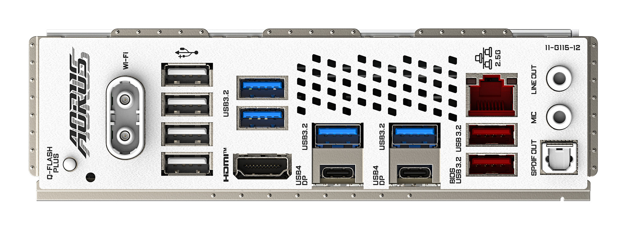 GIGABYTE X870 AORUS ELITE WIFI7 ICE Carte Mère - Prend en charge les processeurs AMD Ryzen 9000, 16+2+2 phases VRM numérique, jusqu'à 8200MHz DDR5 (OC), 3xPCIe 5.0 + 1xPCIe 4.0, Wi-Fi 7, LAN 2,5GbE, USB 4
