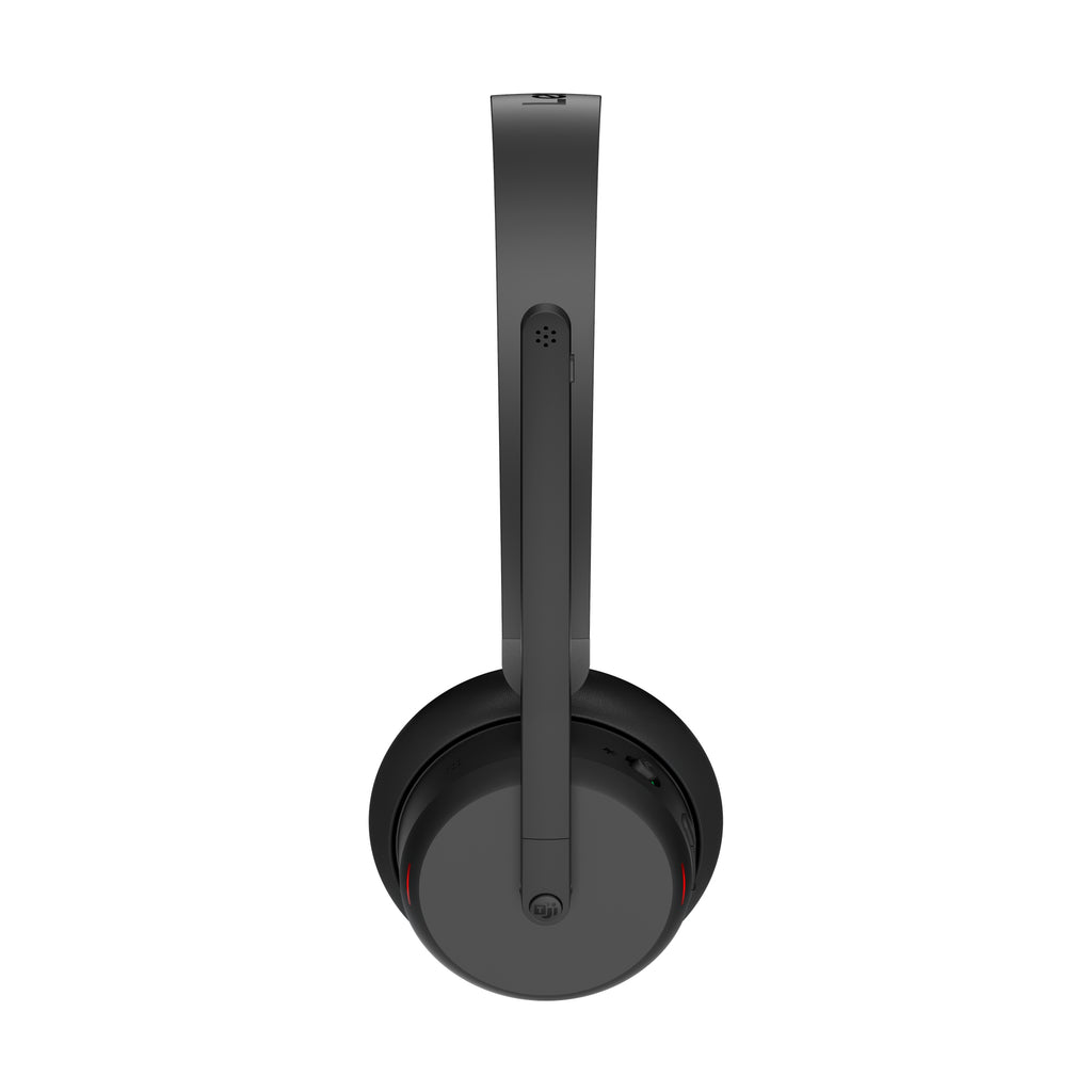 Lenovo 6550 Casque Sans fil Arceau Bureau/Centre d'appels USB Type-C Bluetooth Noir