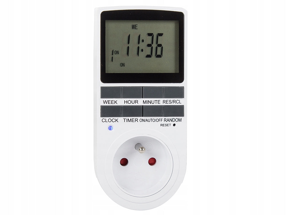 PROGRAMATOR CZASOWY WŁĄCZNIK WYŁĄCZNIK TIMER LCD