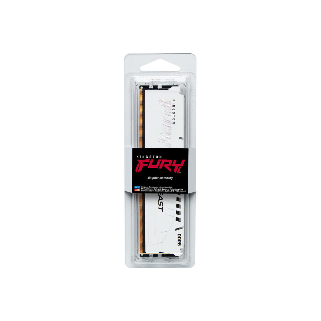 Kingston Technology FURY Beast 16 Go 6000 MT/s DDR5 CL30 DIMM White EXPO