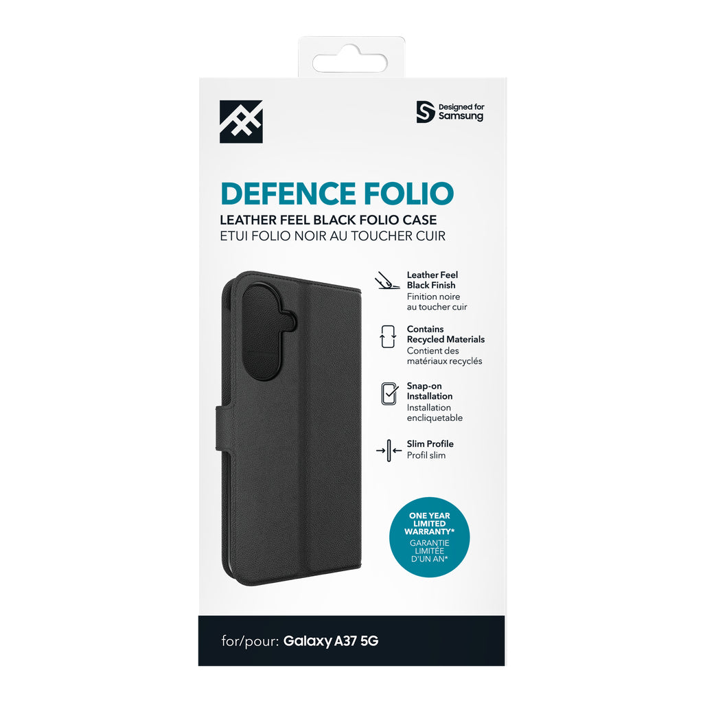 IFROGZ Defence Folio coque de protection pour téléphones portables 17 cm (6.7") Noir
