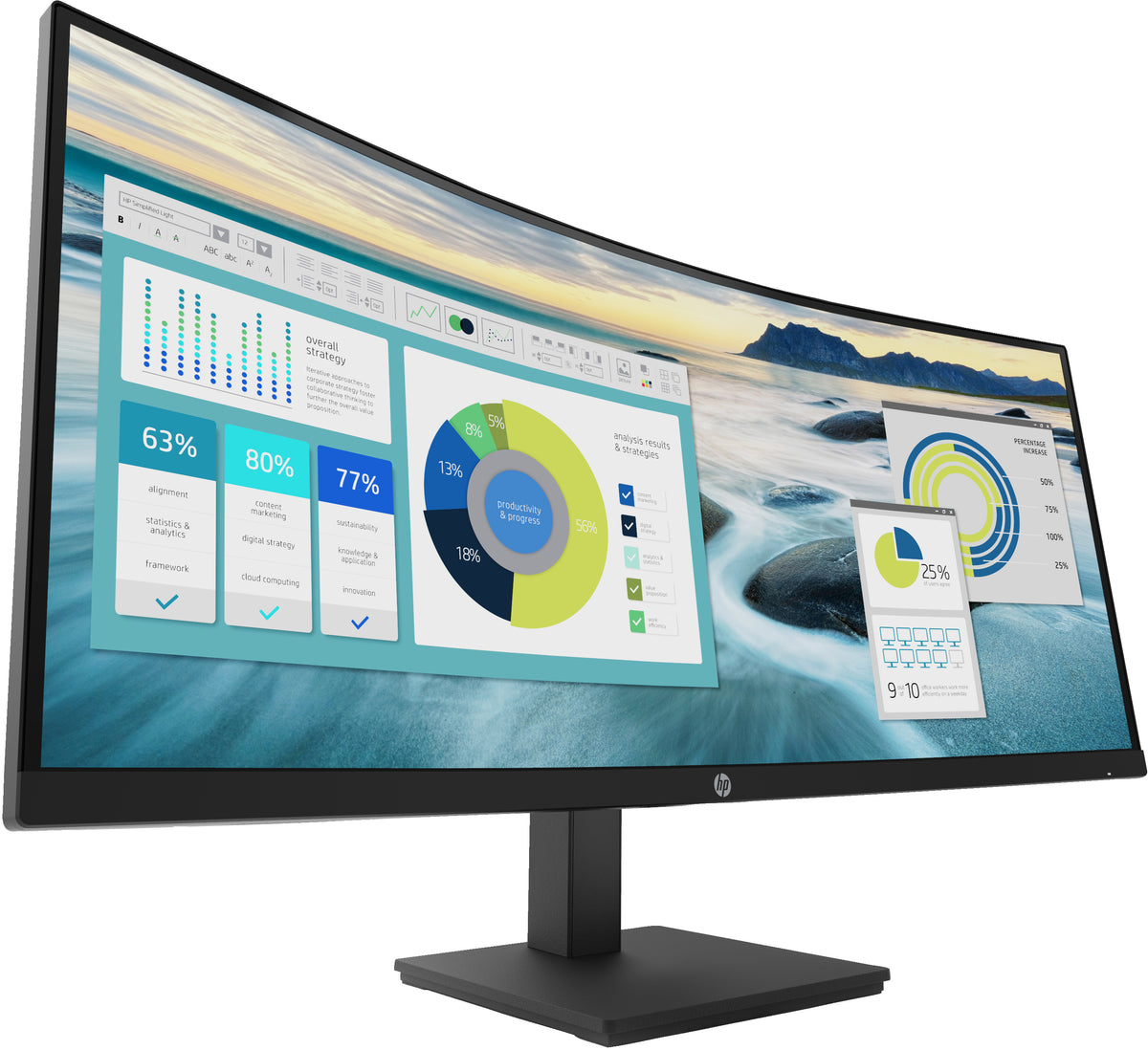 HP P34hc G4 Écran Incurvé WQHD USB-C