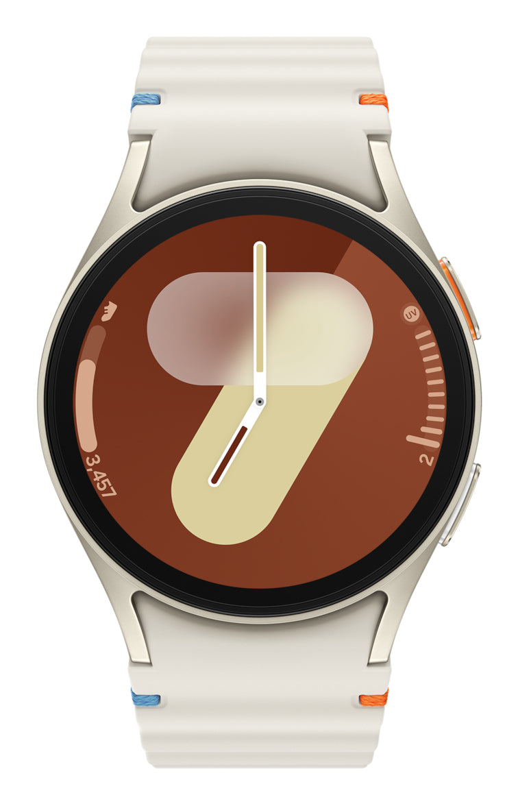 Samsung Samsung Galaxy Watch7 3,3 cm (1.3") AMOLED 40 mm Numérique 432 x 432 pixels Écran tactile 4G Crème Wifi GPS (satellite)