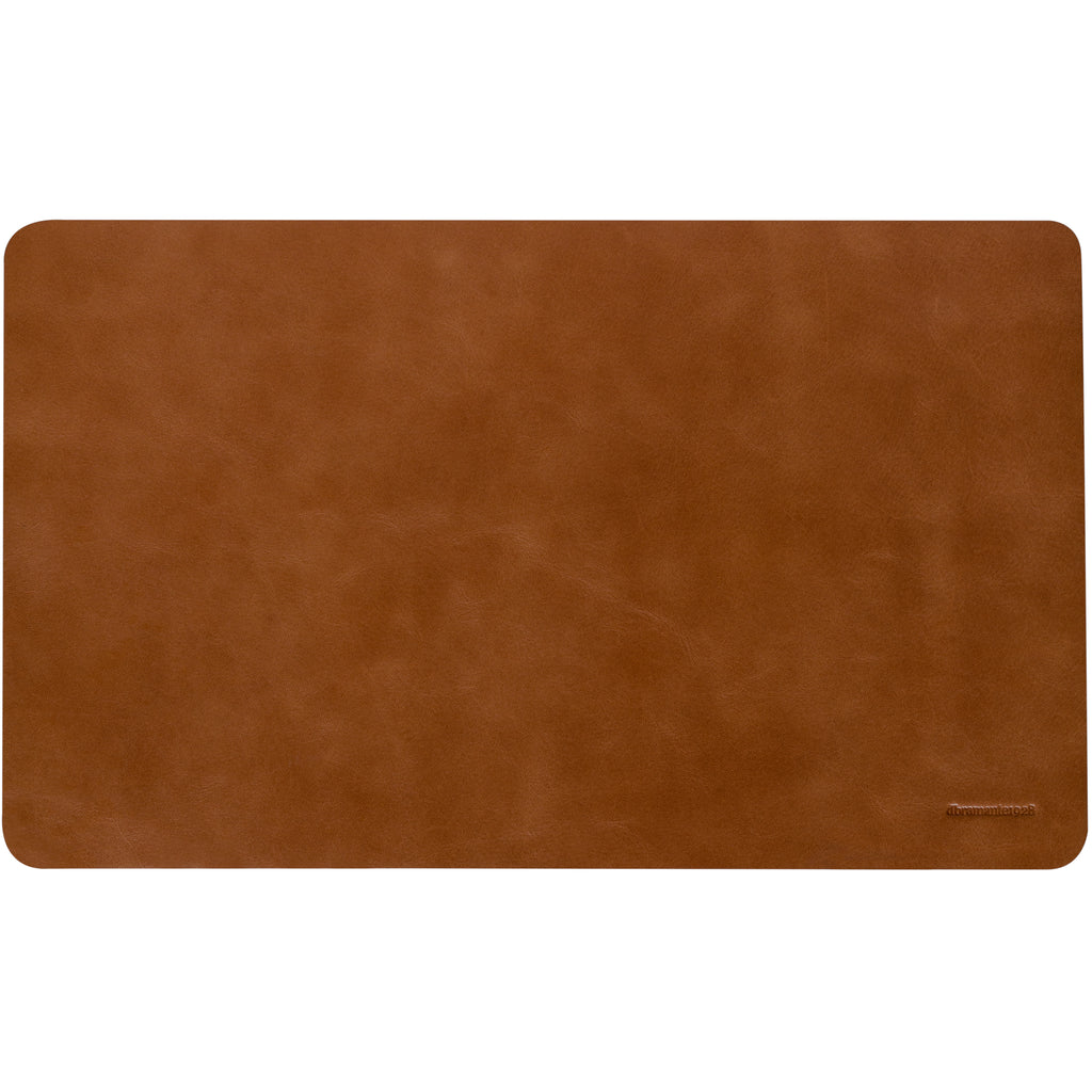 Tapis de Souris et Sous-main en Cuir Pleine Fleur Teint COMMGT001214