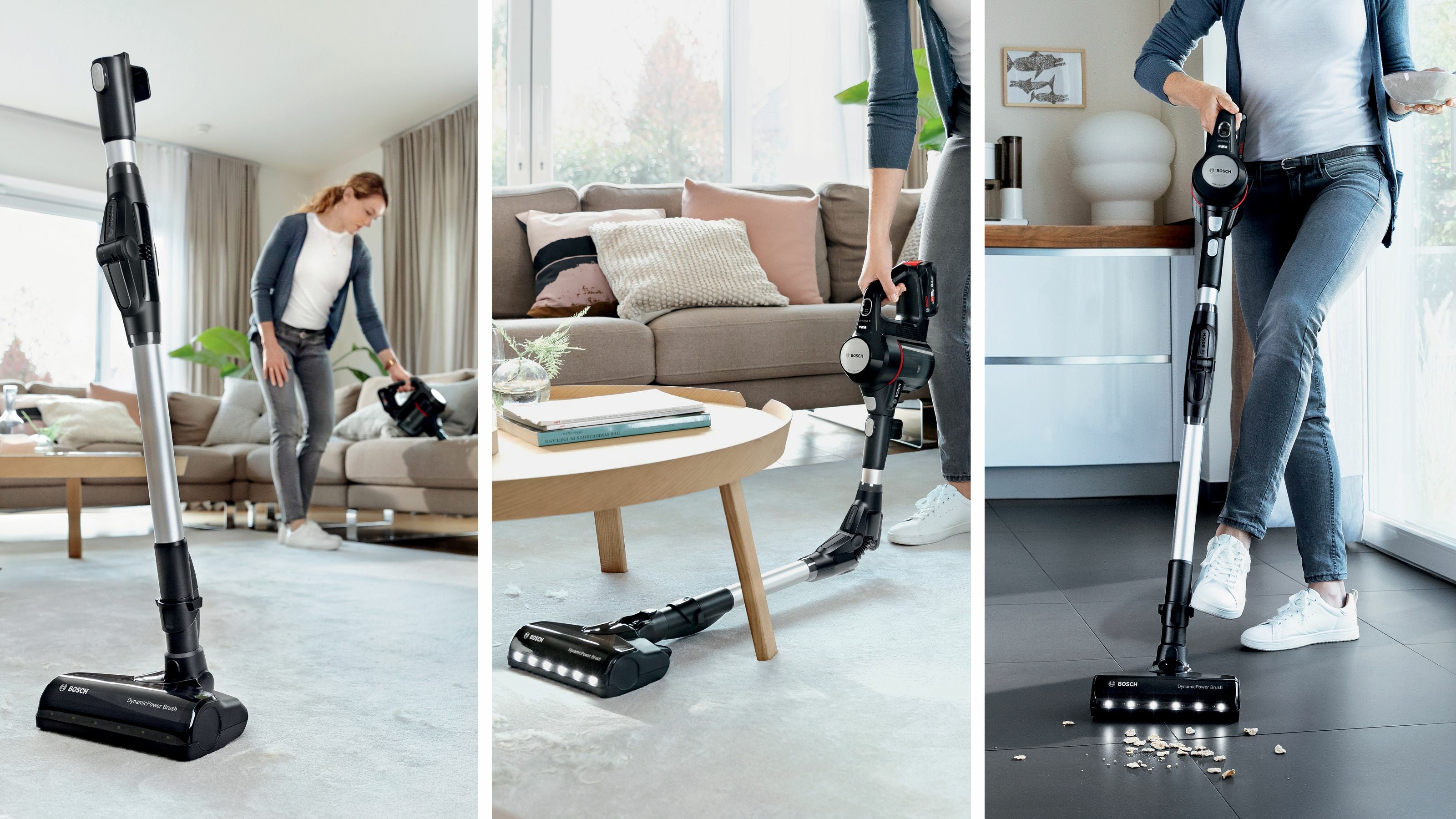 Bosch Bosch BCS711PET Aspirateur balai Batterie Sec Sans sac 0,3 L Noir, Rouge 3 Ah