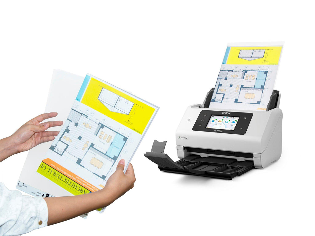 Epson WorkForce DS-900WN Alimentation feuille à feuille de scanner 600 x 600 DPI A4 Blanc