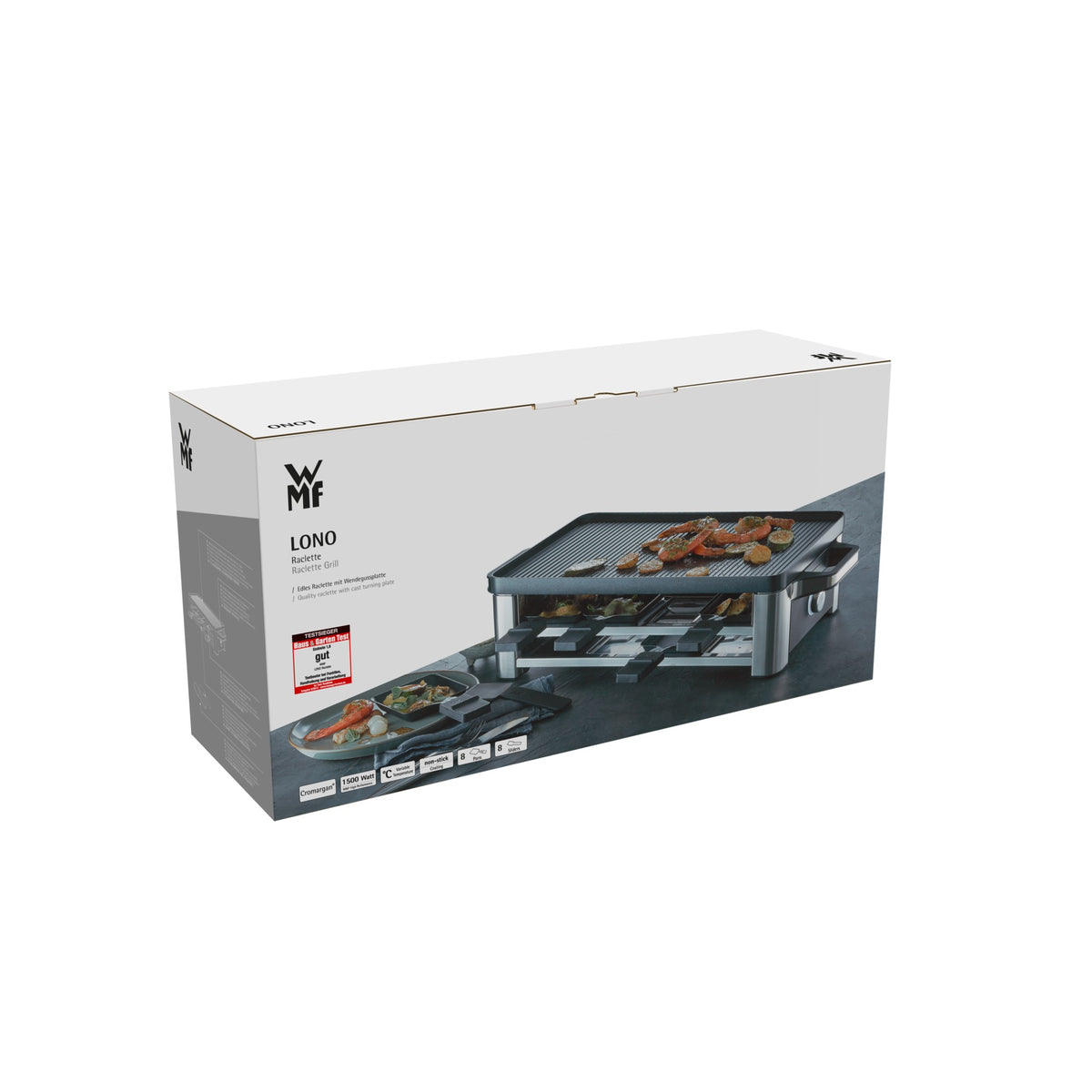 WMF Lono 0415040011 raclette 8 personne(s) 1500 W Noir, Chrome - vue 8