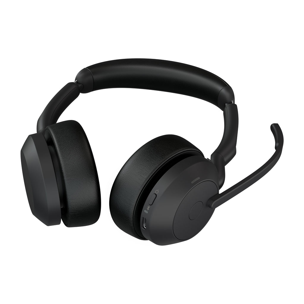 Jabra Evolve2 55 Casque Sans fil Arceau Bureau/Centre d'appels USB Type-C Bluetooth Socle de chargement