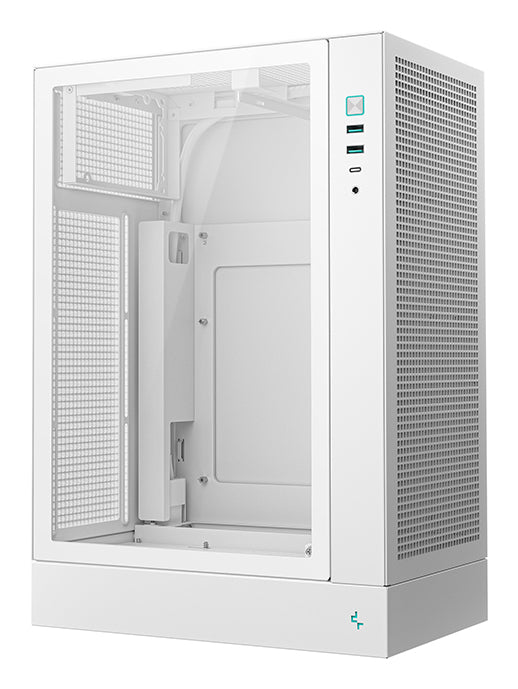 DeepCool CH170 Plus WH Boîtier PC Micro ATX, Blanc