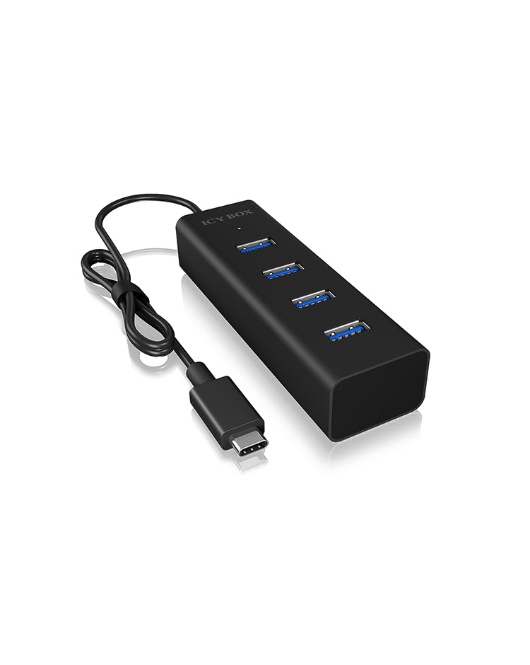 ICY BOX IB-HUB1409-C3 USB 3.2 Gen 1 (3.1 Gen 1) Type-C 5000 Mbit/s Noir - vue 2