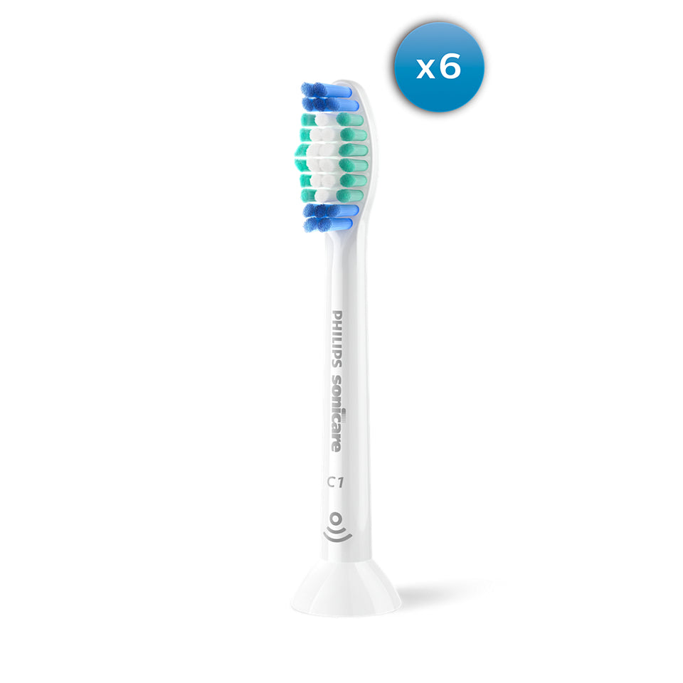 Philips Sonicare ProResults plaque control ProResults HX6016 Lot de 6 têtes de brosse